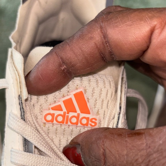 EUC Adidas White and Gray Running Shoes - Picture 4 of 8